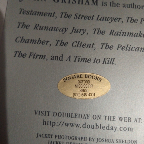 Signed John Grisham The Brethren, 2000 hardback - Picture 4 of 4